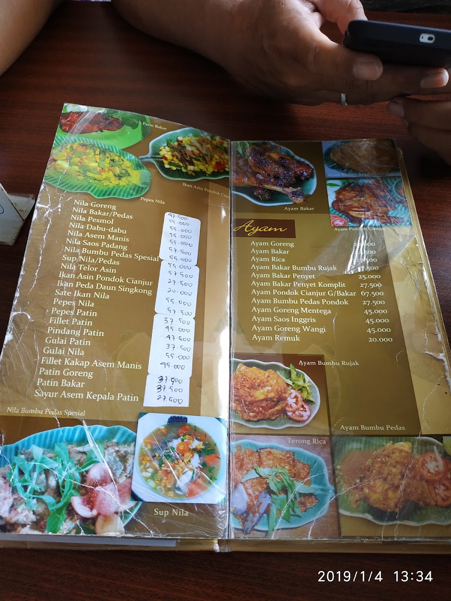 Rumah Makan Cianjur Menu - Image 1